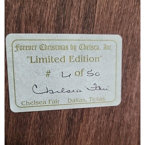 Forever Christmas Chelsea Fair Santa Claus 19" Ltd Edition Signed #4 out of 50 - Picture 7 of 16